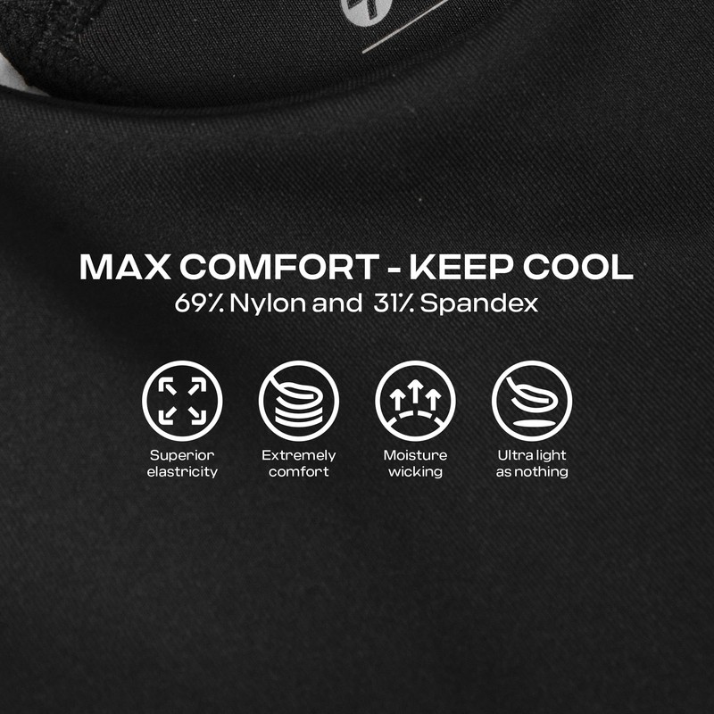 COOLMATE T Back Sport Bras, Black, Large