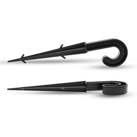 DOJA Barcelona Hose Anchor Irrigation Pack of 50 16-20 mm Diameter Garden Hose Holder Garden Hose Anchor Ground Pegs Plastic Pipe Holder for Drip Hose, Irrigation Hose