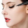 Waterproof Liquid Eyeliner Pencil Set - Black & Brown, Includes
