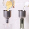 Stainless Steel Canning Funnel Set, Jar Funnel Lifter with Grip