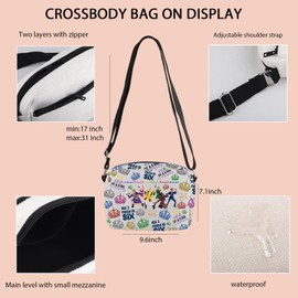 6 Musical Inspired Crossbody Bag Fans Gift Musical Lovers Gift 6 Queen Purse For Women (All I need is 6 handbag ca)