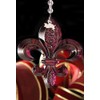 Waterford 2013 Fleur de Lys Ornament - Royal Purple