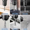 Unbranded 4 Count Four Edged Serrated Eccentric Drill Bit Set,for