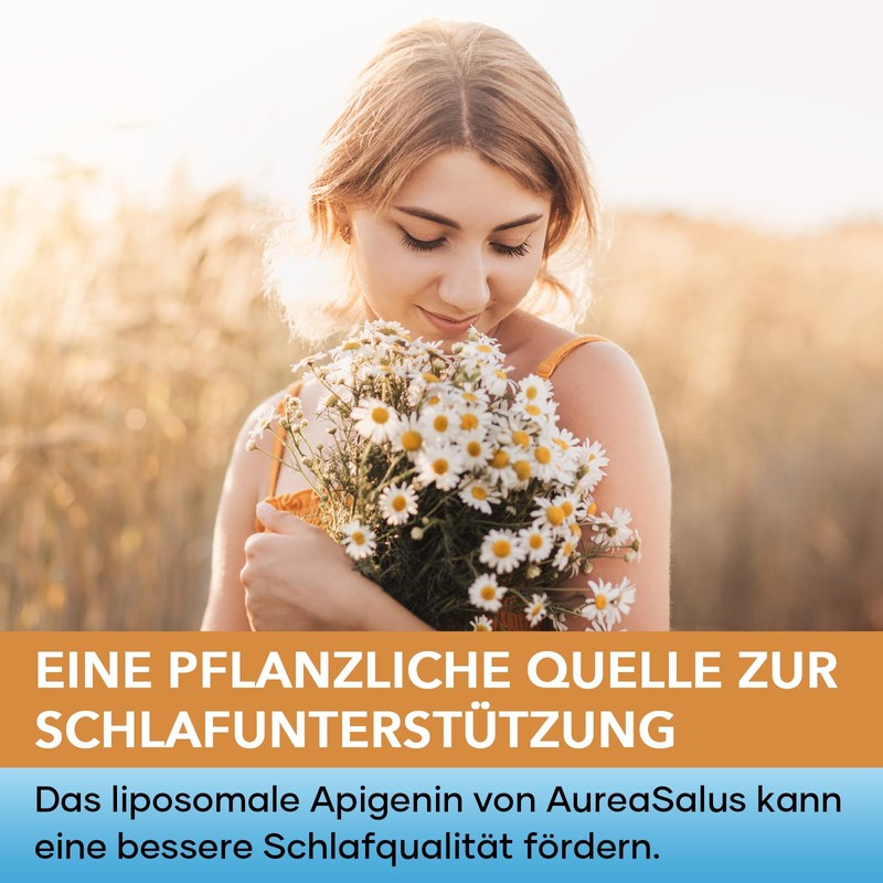 AureaSalus Liposomal Apigenin 600 mg, Extra Strong Apigenin Capsule -