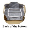 NLQR Tan Driver and Passenger Side Bottom Replacement Microfiber Leather