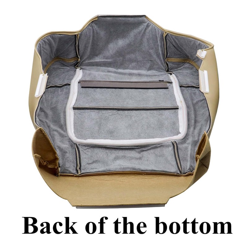 NLQR Tan Driver and Passenger Side Bottom Replacement Microfiber Leather