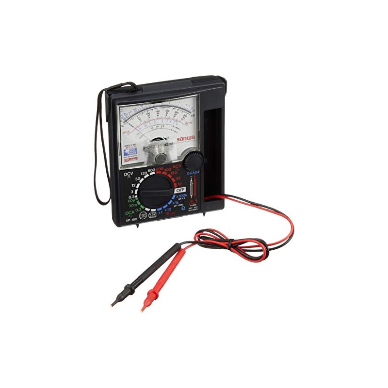 SANWA SP18D-P Analog Multi Tester, Blister Pack