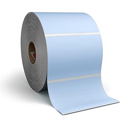 3” X 2" Direct Thermal Perforated Stickers Labels for Barcodes, Address, Small Business Labeling, Inventory and Color Coding - Compatible with Zebra, Rollo, Munbyn, and More (1 ROLL, Blue)