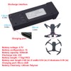 sea jump 2PCS 3.7v 500mAh Lithium Battery with 2PCS USB