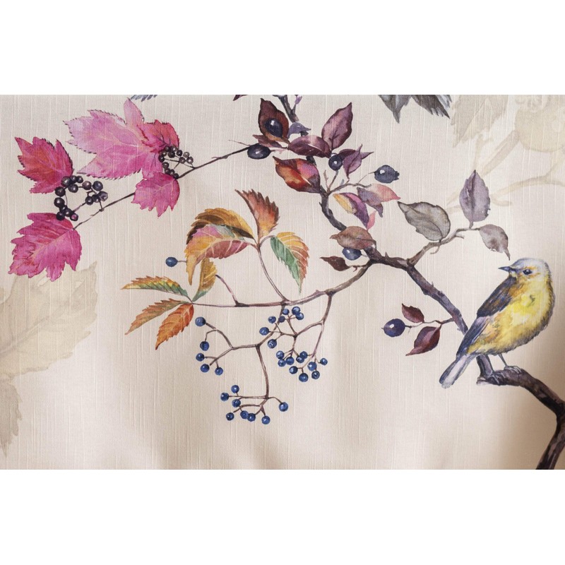 Maison d'Hermine Equinoxe, Beige 100% Cotton Tablecloth for the Kitchen,