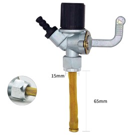 Simson Petrol Tap Fuel Tap for Simson S51, Fuel Tap with Brass Strainer and Water Bag for Simson S/SR50/60/80 S51 50 MZ ETZ125/150