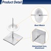 PATIKIL 30mm Self Stick Insulation Pins, 100Sets 0.95in Washers Aluminum