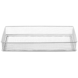 Mesh Drawer Organizers Silver 6 x 12