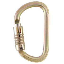 Petzl M73 TLA Vulcan High Tensile Steel Carabiner, Size: Triact-Lock, Gold