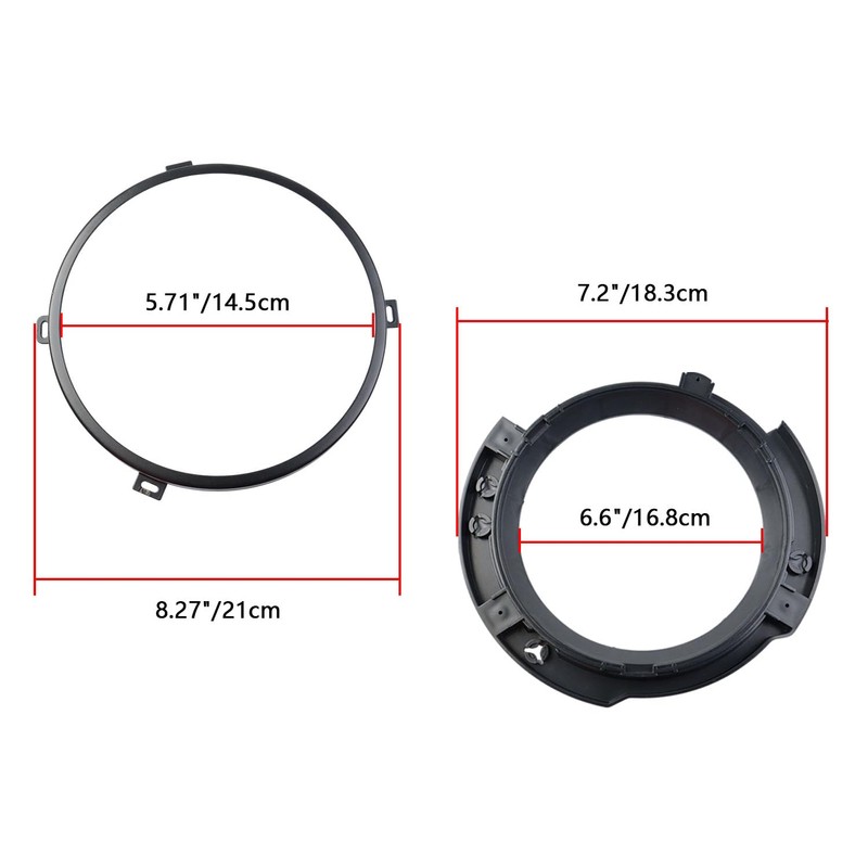 7 Inch Headlight Mount Bracket Retaining Bracket Ring kit Replacement
