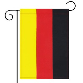 No Logo Garden Flag Germany German Garden Flag,Garden Decoration Flag,Indoor and Outdoor Flags,Celebration Parade Flags,Anniversary Celebration, National Day,Double-Sided.