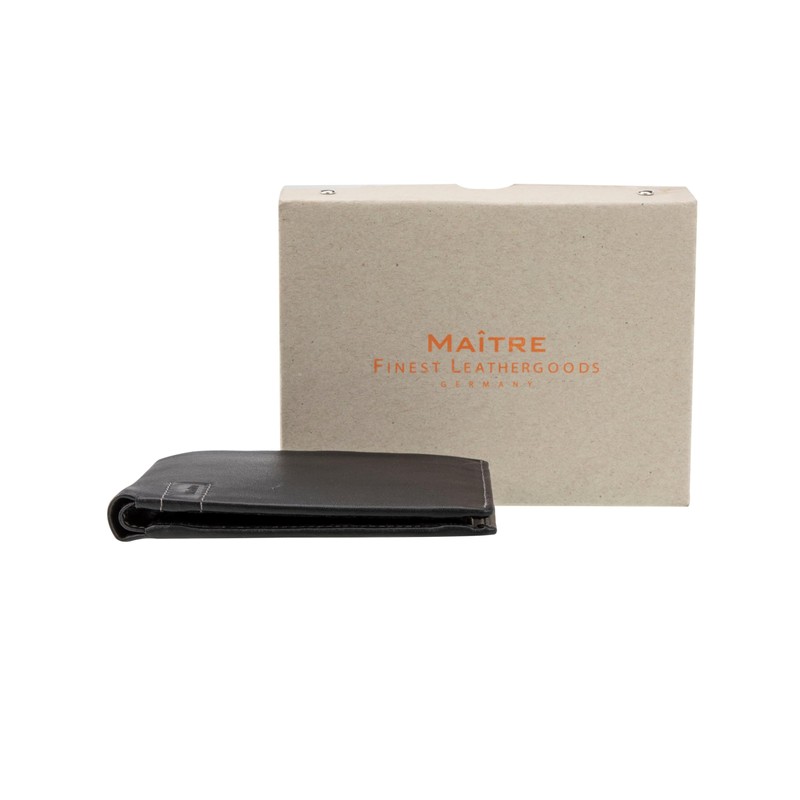Maitre Tinello Gilbrecht BillFold H8, black, Modern