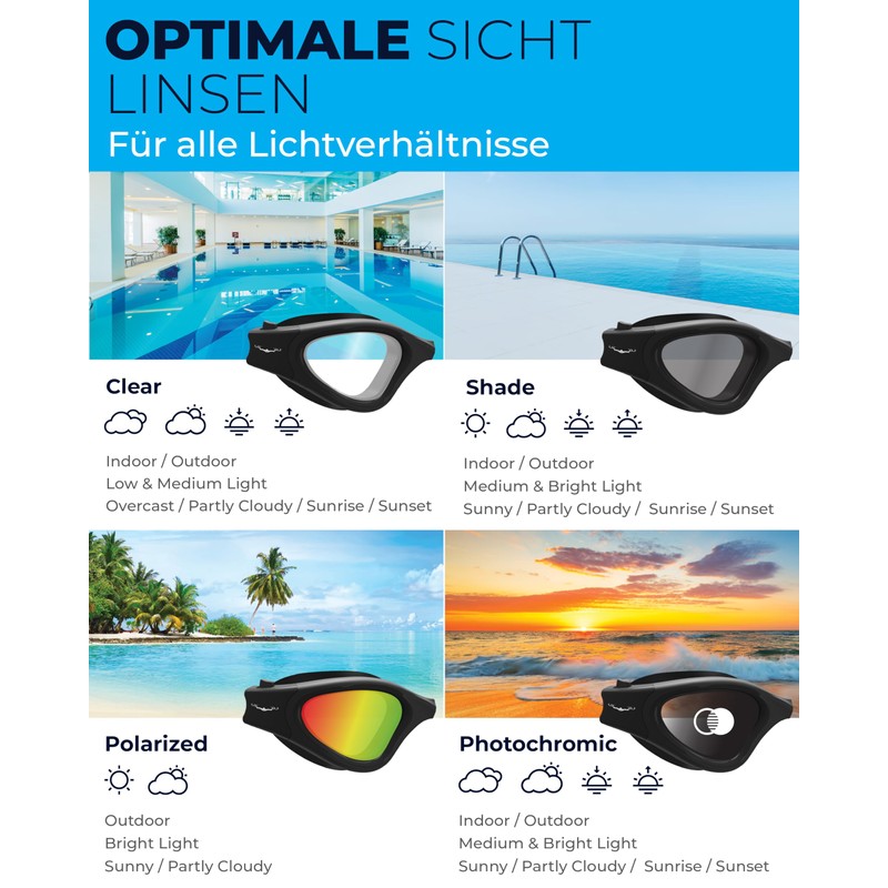 AqtivAqua DX-S Swimming Goggles Men Women Swimming Goggles Adults Children