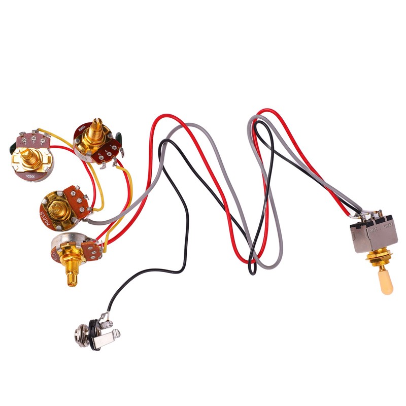Guitar Potentiometer 18mm A500K B500K Volume Control Instrument Accessory for