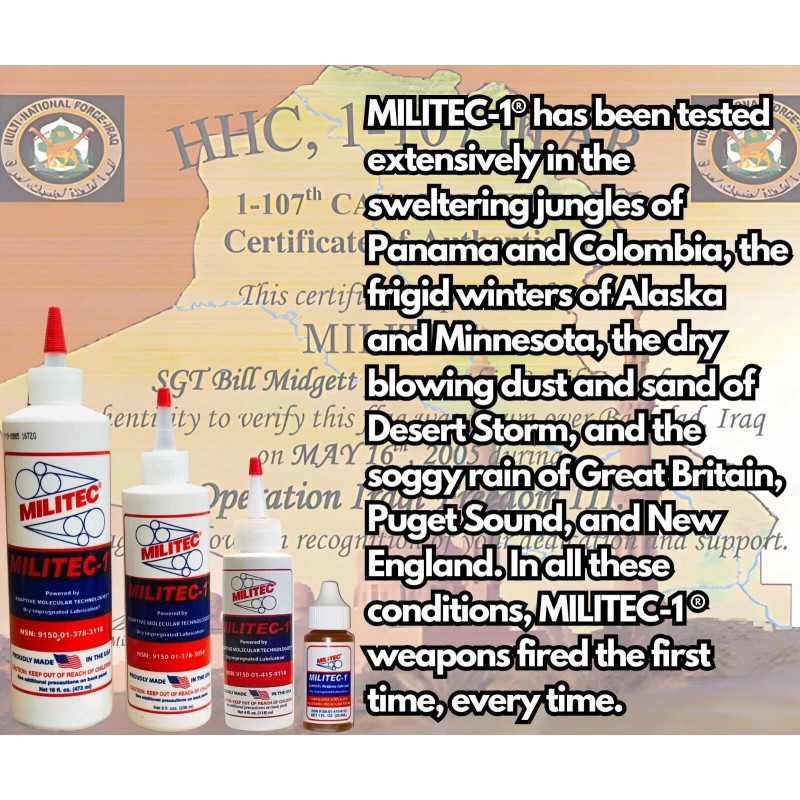 Militec-1 Lubricant Anti-friction Metal Conditioner, Engine Oil Treatment, 4 oz