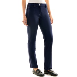 Zac & Rachel Pantalones vaqueros Millenium para mujer, Azul Marino, 36