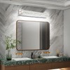 ZUZITO Modern Bathroom Light Fixtures Over Mirror 30 inch Crystal
