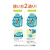 THERMOS Vacuum Insulated 2-Way Bottle 0.6L/0.64L Mickey Mint Blue Straw