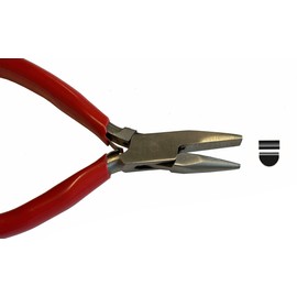 Proops Flat/External Half Round Nose Pliers Jewellery Making Forming Beading Wire Wrapping (J2404). Free UK Postage.