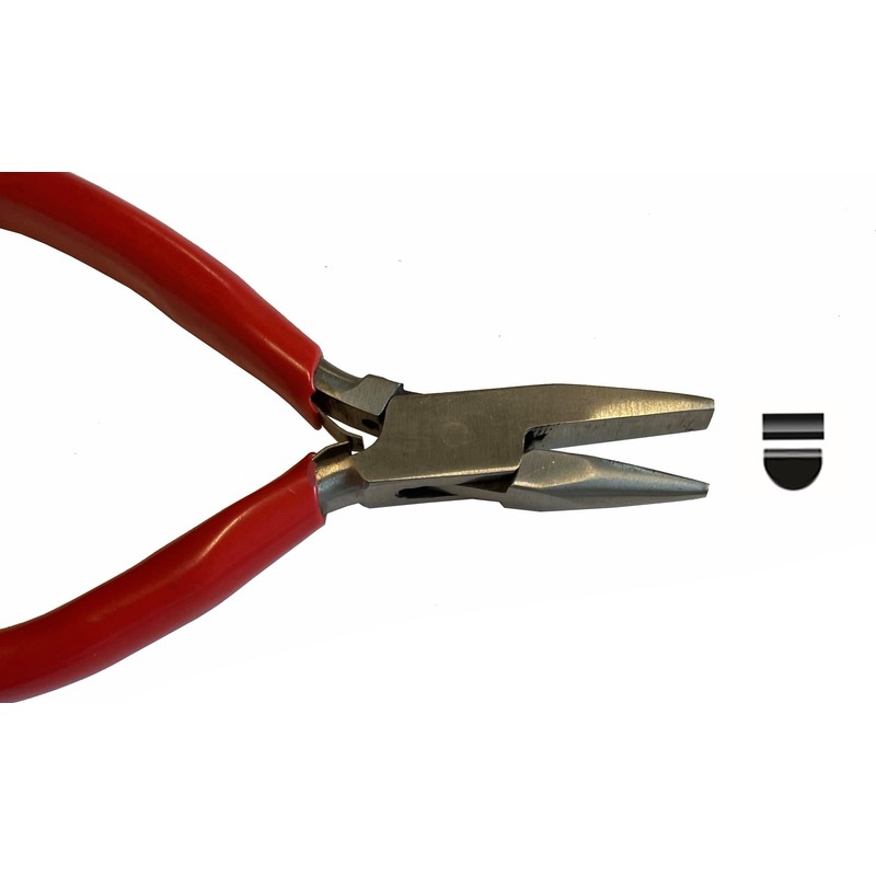 Proops Flat/External Half Round Nose Pliers Jewellery Making Forming Beading