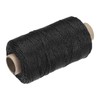 sourcing map Twisted Mason Line Nylon Twine String Cord Black
