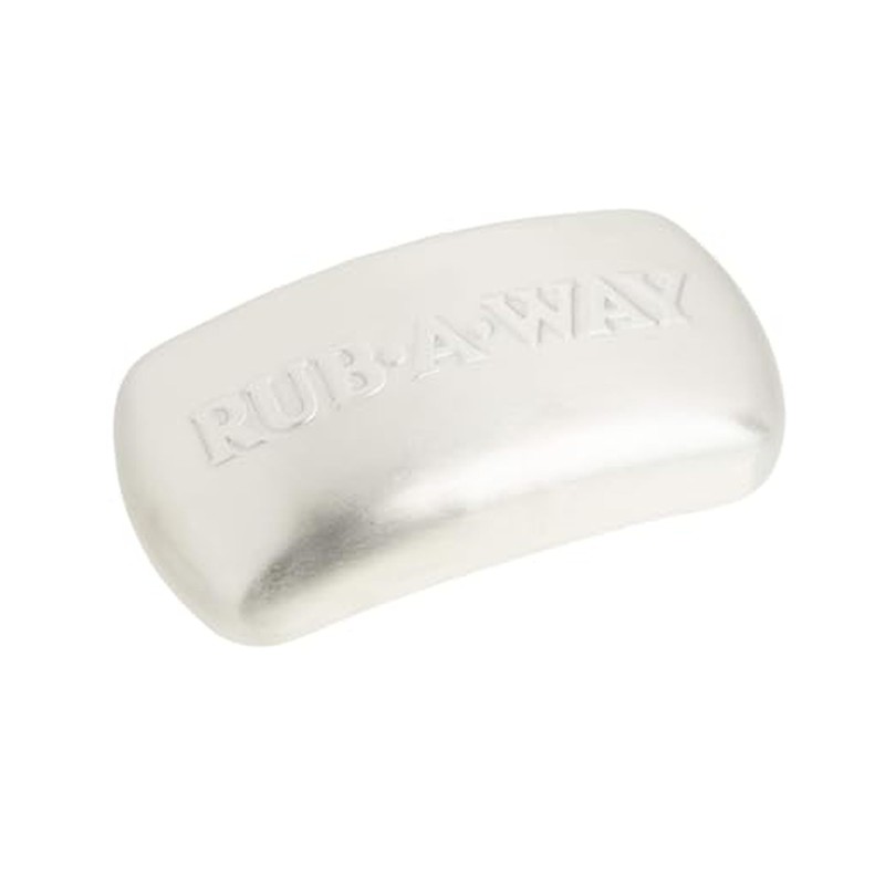 Amco Rub-a-Way Bar, Stainless Steel Odor Absorber (4" x 2.25")