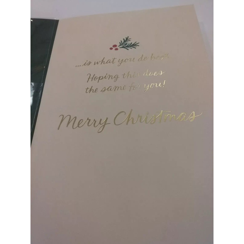 American Greetings Making Spirits Bright ~ Christmas Money Card Holder