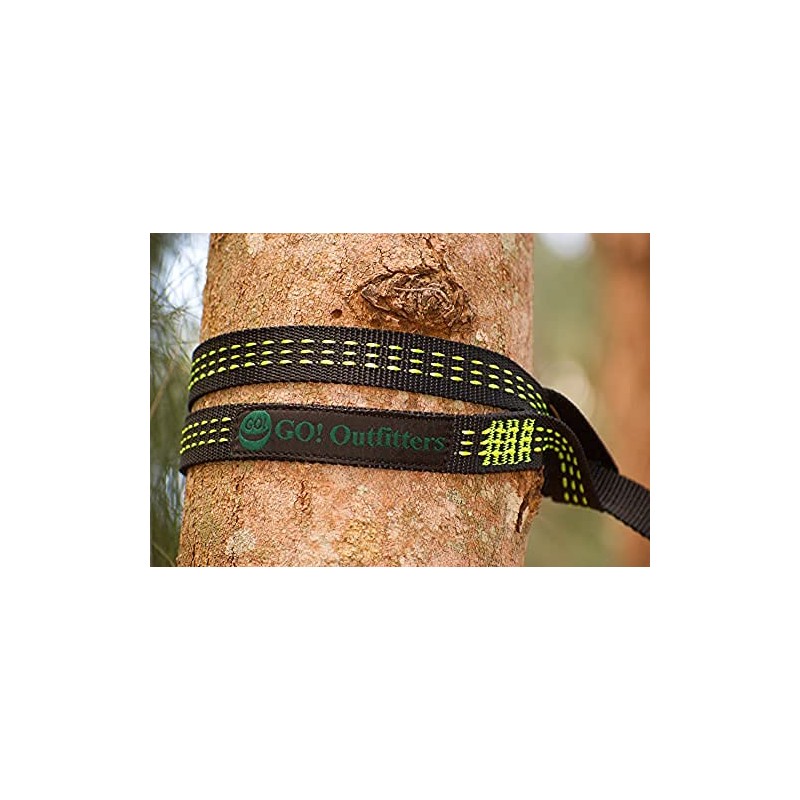 Go Outfitters Quick Link Hammock Tree Straps Set with 2