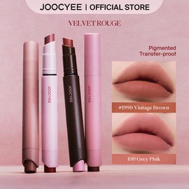 JOOCYEE Velvet Rouge, Lightweight, Non-Smudging, Pigmented, Transfer-Proof, Cosmetic, Silky, Mood, Blur Lines, Non-Drying, Long Wear, Beginner-Friendly, Multi Shades, Giftable, Portable, Novel, For Holidays, Parties, Masquerades:_122 Umber Brown