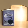 KleverCase Book Cover Themed 360 Degree Chargeable Reading Lamp, Night