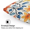 Satin Pillowcase Geometric Colorful Flowers Satin Pillow case for Hair