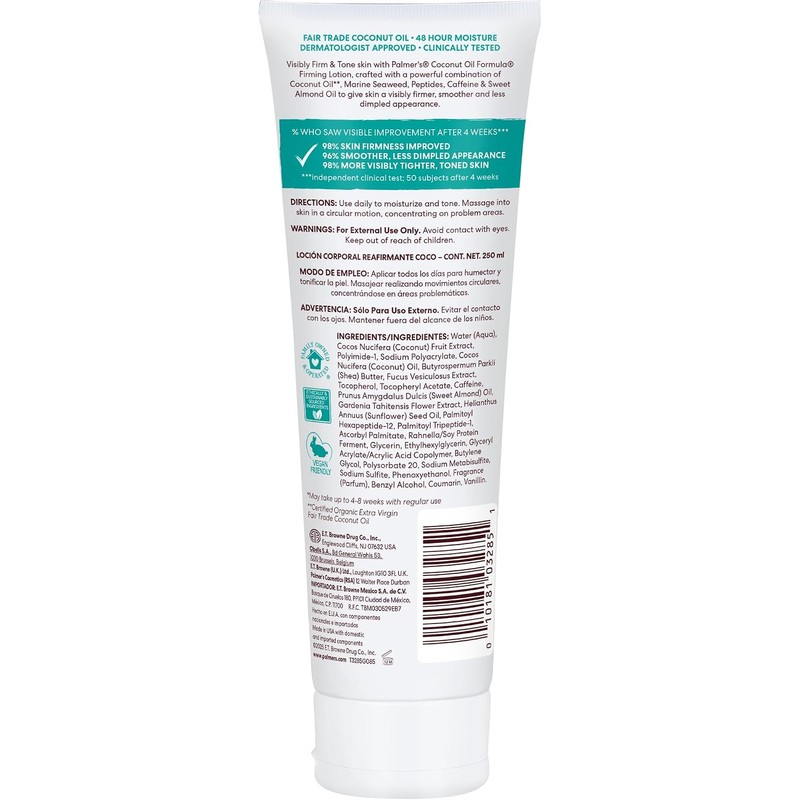 Palmer's Coconut Oil Formula Firming Lotion – Loción Corporal Reafirmante