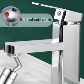 Hot and Cold Water Indicator, Waterproof Faucet Labels | Hot and Cold Signs Buttons, Faucet Handle Index Buttons, Hot/Cold Water Label for Kitchen, Faucet