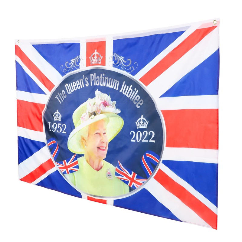 Toyland® 5ft x 3ft (150cm x 91cm) Queens Platinum Jubilee