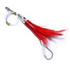 Trolling Lures Feathers 5 Colors 6 Inch Fully Rigged Tuna