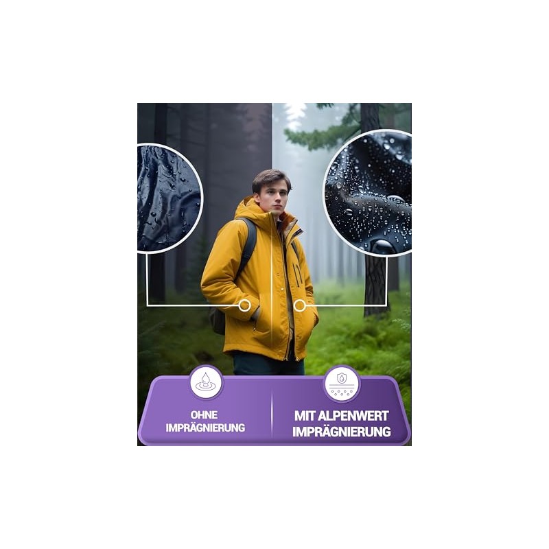 ALPENWERT¬Æ Impr√§gnierwaschmittel [MADE IN GERMANY] f√ºr Outdoor Bekleidung, Funktionskleidung, Skibekleidung,