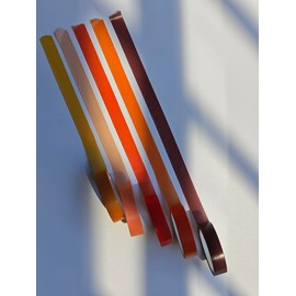 Etncy Life Autumn Washi Tape Set Fall Masking Tape Solid Color Decorative Tape for Gift Wrapping, Crafting Projects, Celebrations or Themed Designs (Autumn)