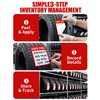 500Pcs Waterproof AdhesiveUsed Tire Stickers Labels