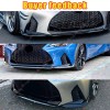h hengyi soul Front Bumper Lip Splitter Spoiler Gloss Black