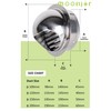 4 INCH Wall Air Vent Cover, Moonjor Thicken 304 Stainless