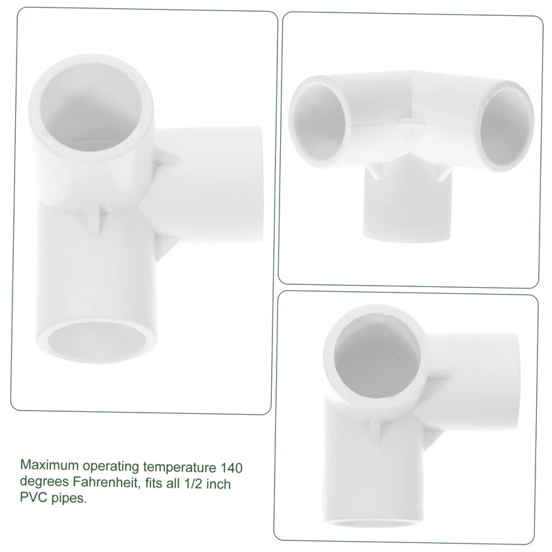 Uonlytech 10 Piezas codo de tubería de agua conector de