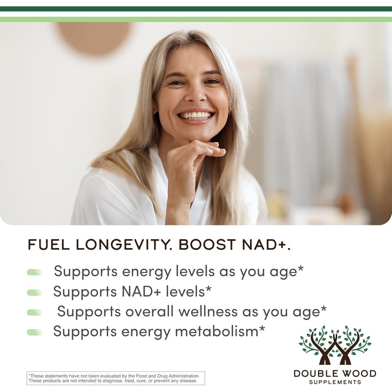 Capsules Nicotinamide Mononucleotide Supplement NAD Plus Support Cellular Energy Healthy