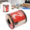 Retro Tissue Box Cylindrical Fashionable PU Leather Wooden Napkin Storage