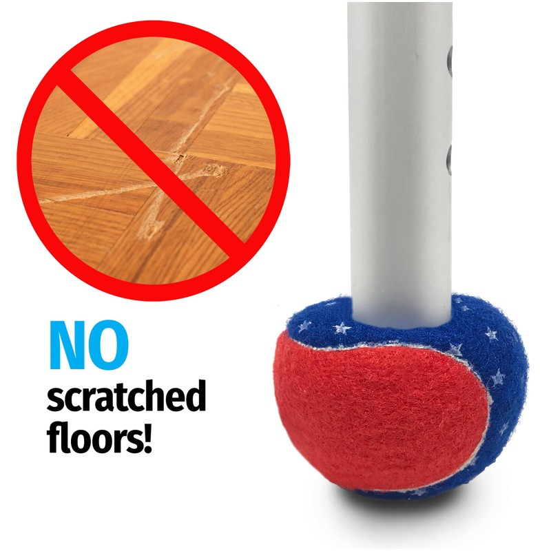Top Glides Precut Walker Tennis Ball Glides (Patriotic)