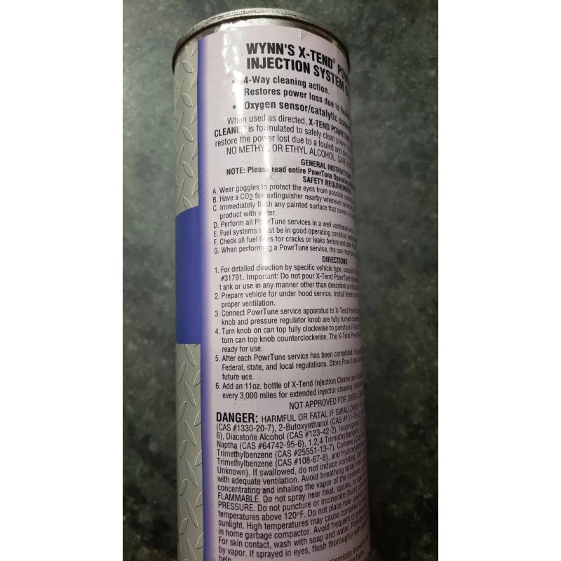 Wynn's X-Tend Xtend Professional Formula PowrTune fuel injection system cleaner